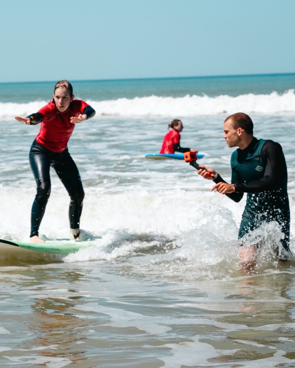 Instagram post from carakassurfschool_montalivet. This post is in position 0.