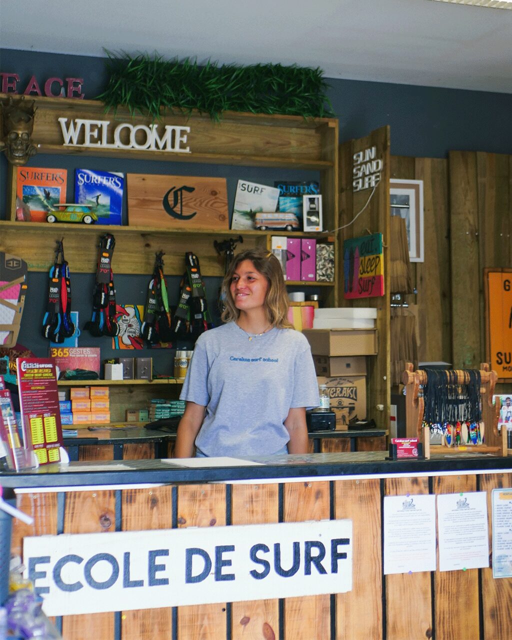 Instagram post from carakassurfschool_montalivet. This post is in position 0.